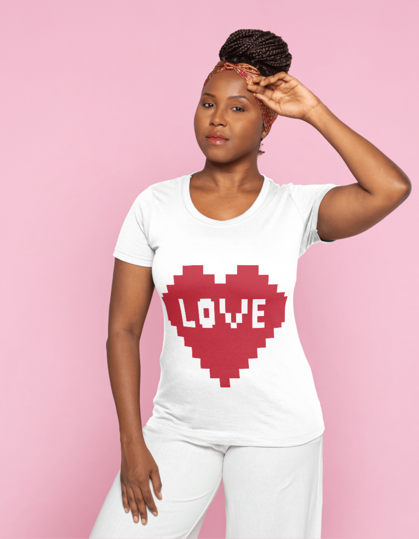 Woman's Tee Short Sleeves Crew Neck.