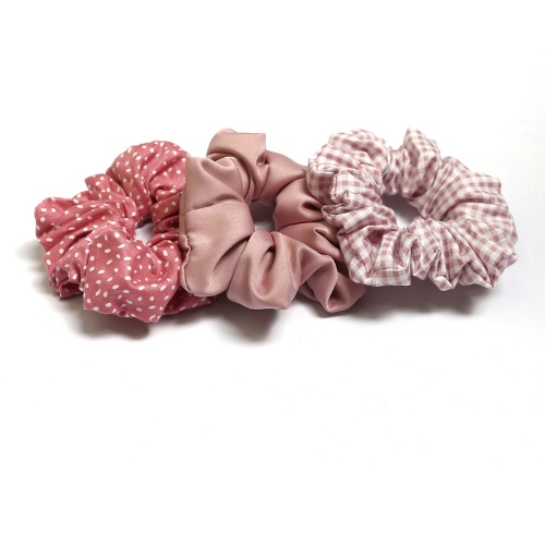 Handmade Scrunchies_Pack of 3